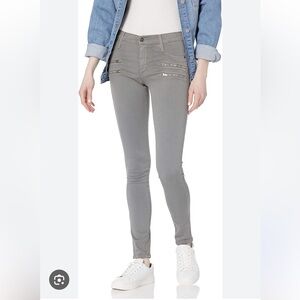 EUC James Jeans Twiggy Crux in Stonehenge Gray Zippers Skinny sz 27